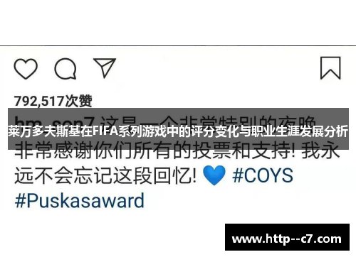 莱万多夫斯基在FIFA系列游戏中的评分变化与职业生涯发展分析