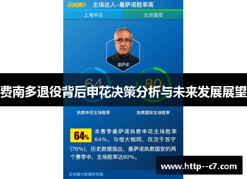 费南多退役背后申花决策分析与未来发展展望