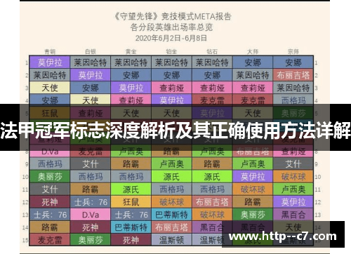 法甲冠军标志深度解析及其正确使用方法详解 法甲冠军标志深度解析及其正确使用方法详解